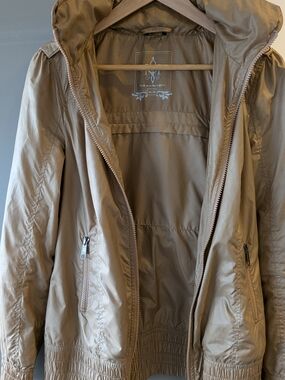 Mackage Women's Hooded Utility Jacket in Tan